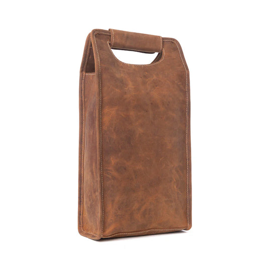 Myra Leather Wine Bag